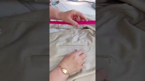 Ремонт кармана в кожаной куртке.