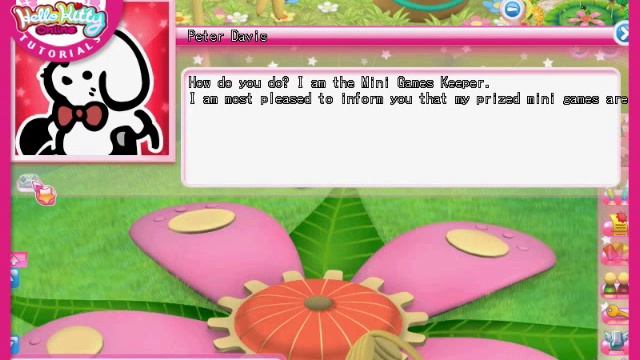 Playing mini-games inside Hello Kitty Online смотреть онлайн
