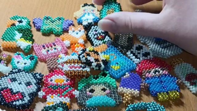 ?мои фигурки из бисера крестиком? #бисероплетение #бисер #diy #рек #subscribe #врек смотреть онлайн