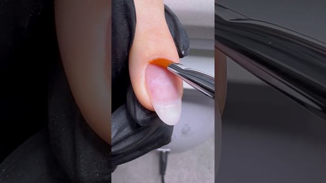 Коррекция гелем. Дизайн ногтей. #nail #shortvideo #naildesign #shortsnails #курсыманикюра