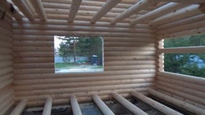 Сруб дома 7.0х13.9м. полтора этажа со стропилами "Луга". Цена в СПб  700.000 руб.