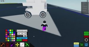 Строю машину в игре Plane Crazy в Roblox