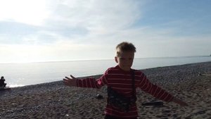 Пляж Колоннада Гагра 14 ноября 2021