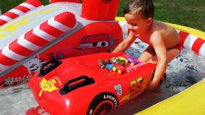 ★ ТАЧКИ МОЛНИЯ МАКВИН Палатка c Сюрпризом Машинки Тачки 2 Гонки Cars Toys Lightning McQueen Pool Car