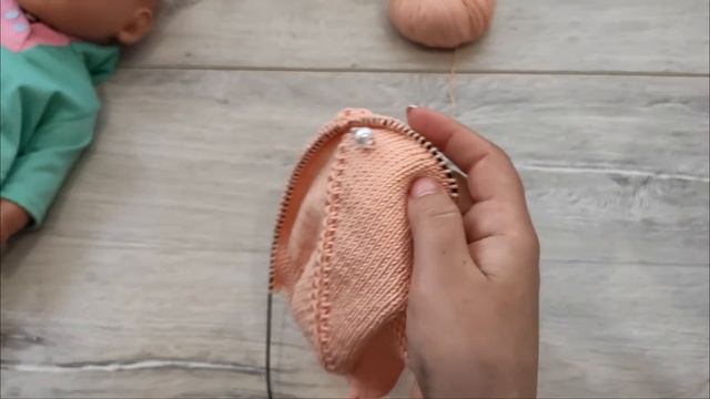 Чепчик от завязки до завязки спицами ? Baby hat Tie-to-Tie knitting pattern