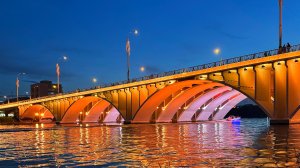 Архитектурно- художественное освещение Макаровского моста, г. Екатеринбург