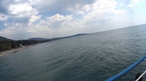 #4.Прогулка по Новому Афону ?♂ Центральный пляж в Новом Афоне ? Закаты в Абхазии ⚡ Ночная гроза