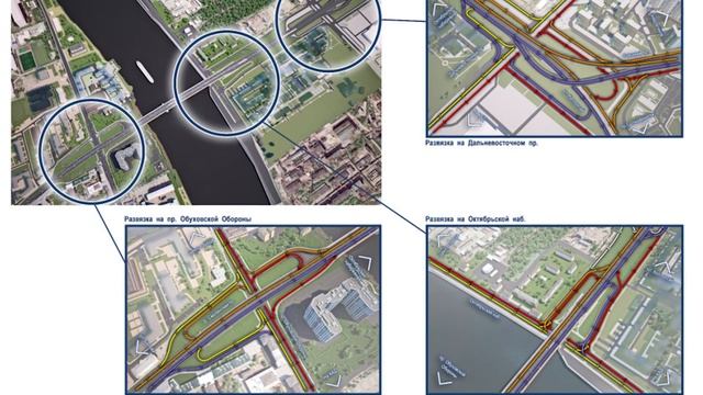 Новый мост в Питере к 2028 году!!! Большой Смоленский мост в Санкт-Петербурге! смотреть онлайн