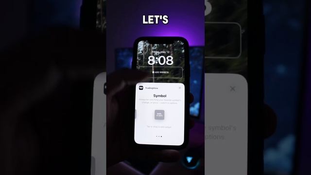 How to add a TradingView widget to your lockscreen?
