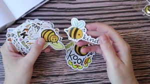 Распаковка наклеек с AliExpress | Канцелярия с AliExpress - обзор