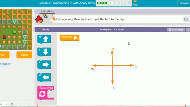 Lesson 3: Programming with Angry Birds смотреть онлайн