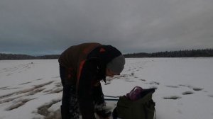Зимняя рыбалка в Карелии с ночёвкой.