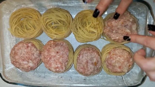 Невероятно вкусный,быстрый ужин. Фаршированные гнезда. смотреть онлайн