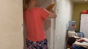 Бюджетный ремонт в узком коридоре ДИЗАЙН МАЛЕНЬКОЙ прихожей mawavlog18 #ремонтвкоридоре #прихожая
