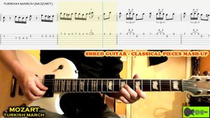 NEOCLASSICAL Guitar Cover LESSON + TAB | Mozart Bach Beethoven Paganini | Mash Up