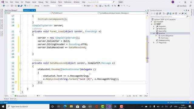 C# Tutorial - TCP/IP Client Server смотреть онлайн