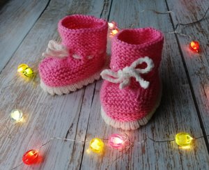 №266 Связала детские пинетки из пряжи "кроха" Троицкой фабрики.?? Готовая работа 2023 года #вязани