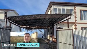 Навес арочный из профлиста ( не поликарбоната но из него тоже можем))) 13,5 Х 5 метров