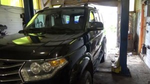 УАЗ-Патриот.Поставил муфты включения передних колёс(хабы)