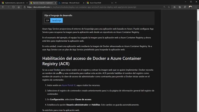 #AzureFundamentals 2020 | Ejercicio con Azure Container Registry (ACR) y Web Apps for containers смотреть онлайн