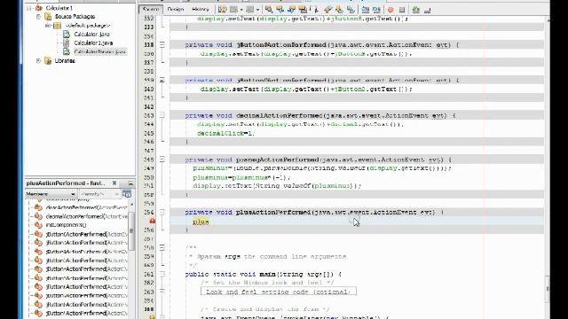 Netbeans IDE 8.0 make Calculator part 3 смотреть онлайн