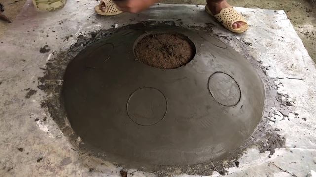 WOW WOW ... A giant mushroom in my garden - ideas from cement. смотреть онлайн