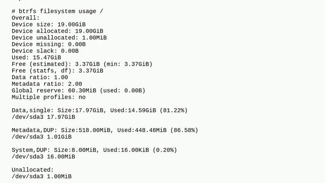 Unix: How can I solve my strange no space left on device on fedora? смотреть онлайн