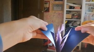 Pop Up открытка-книжка на день рождения своими руками/biy/оригами