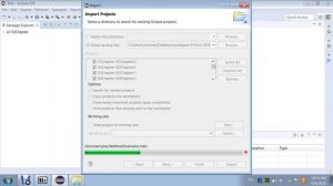 Вкарване на архив с java проекти в Eclipse