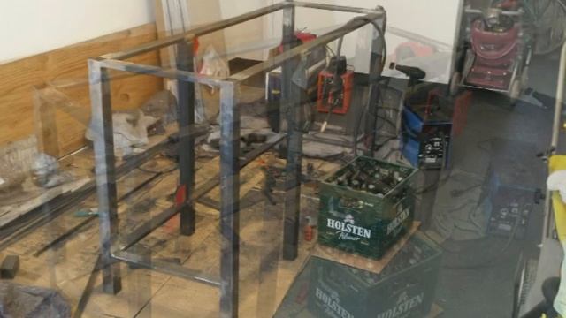 Металлический верстак своими руками ,Metall Werkbank selber bauen (Stahlwerkbank) ,Workbench смотреть онлайн