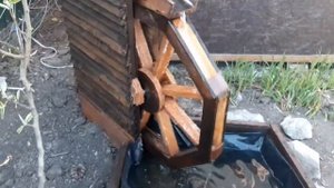 Водяная мельница своими руками