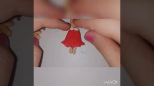 МК  БРОШЬ КУКОЛКА из полимерной глины / DIY Brooch Doll