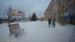 Видео за 01.01.2023 года Еду в сторону пятого микрайона вид камеры передней