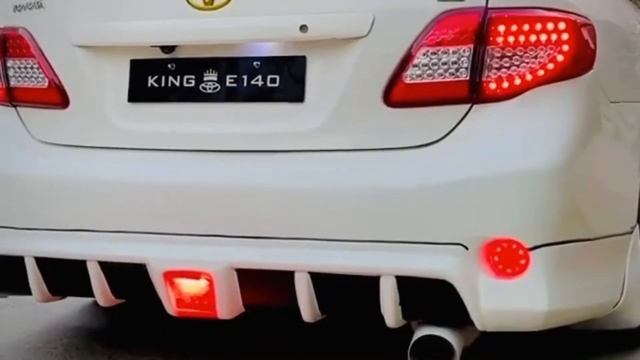 Toyota Corolla XLI White Modified | E140 смотреть онлайн