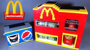 МАКДОНАЛДС Ролл/Картошка Фри и ПЕПСИ Машина #изЛего