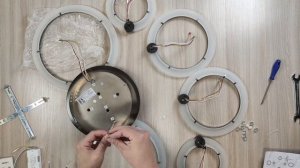 EUROPA 132W 6R 2021 Хром и Белая, люстра с пультом. Описание и сборка от Estares.