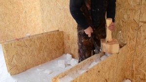 Сделал приспособление для механической выборки паза в сип панелях.