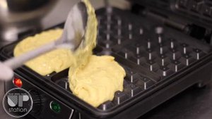 Домашние вафли с тыквой