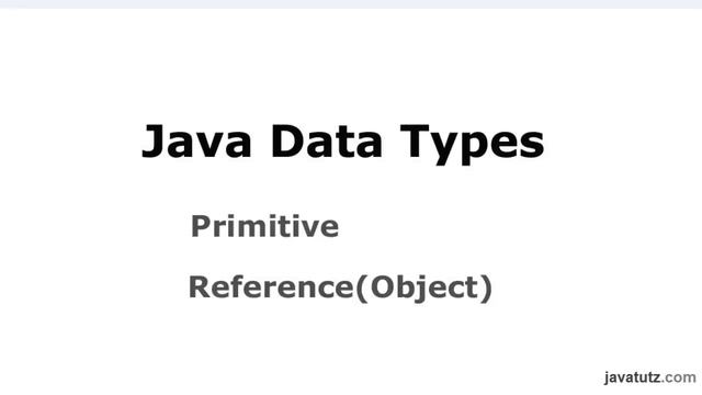 Java primitive data types:Java programming tutorial for beginners #10