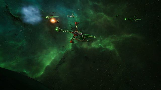 Ultramarines vs Necrons - Massive Battle - Battlefleet Gothic Armada 2 смотреть онлайн