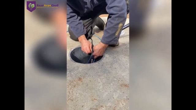 Как установить шаровую поилку для КРС смотреть онлайн