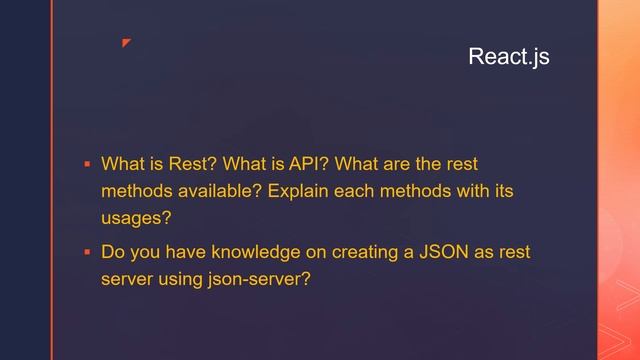 Wipro React Interview Questions