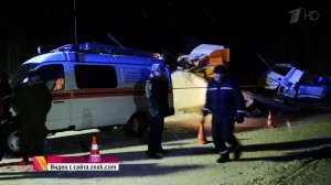 В Ханты-Мансийском автономном округе в ДТП попал а...перевозил детскую сборную команду по акробатике