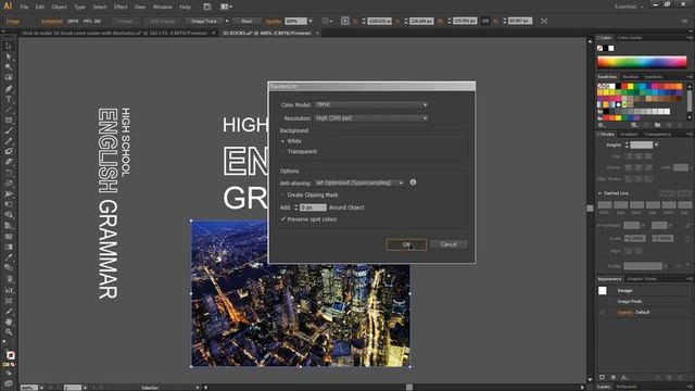 How to Drawing 3D book Adobe Illustrator Tutorial смотреть онлайн