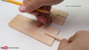 How to make Popsicle Stick KUNAI knife without using power tools - Realistic design