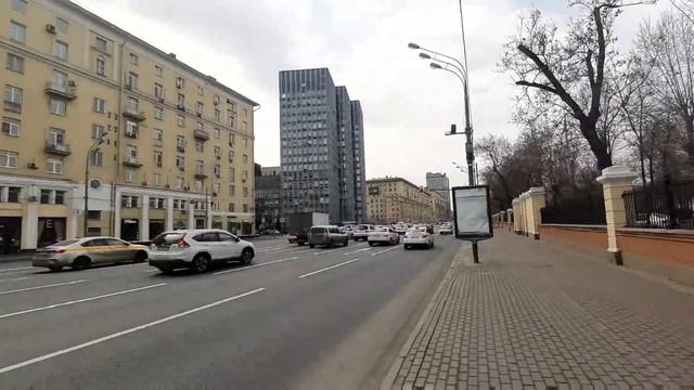 Москва. Прогулка по Ленинскому проспекту от Калужской площади  до площади Гагарина. Часть 1