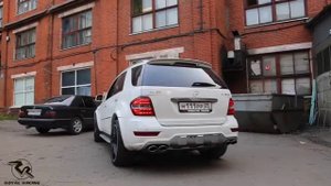 Mercedes  ML6.3 доработка выхлопа