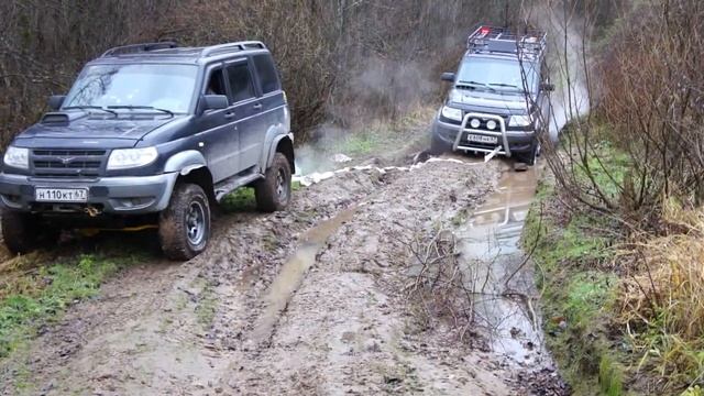 Вытаскиваем УАЗа начало (Покатушки на боровой) смотреть онлайн