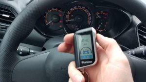 LADA VESTA автозапуск  Сигнализация с дистанционным запуском Старлайн А93