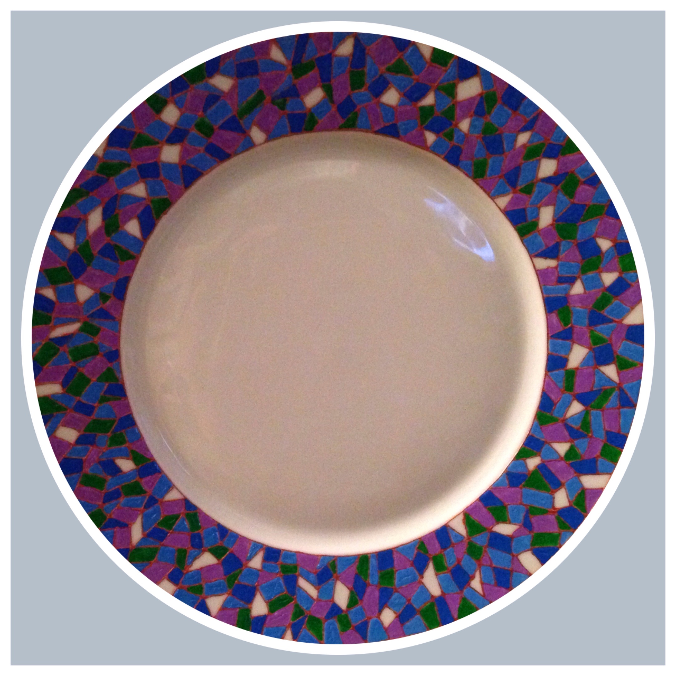 Преображение фарфоровой тарелки Гауди